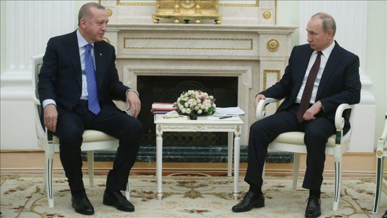 Vladimir Putin and Recep Erdogan