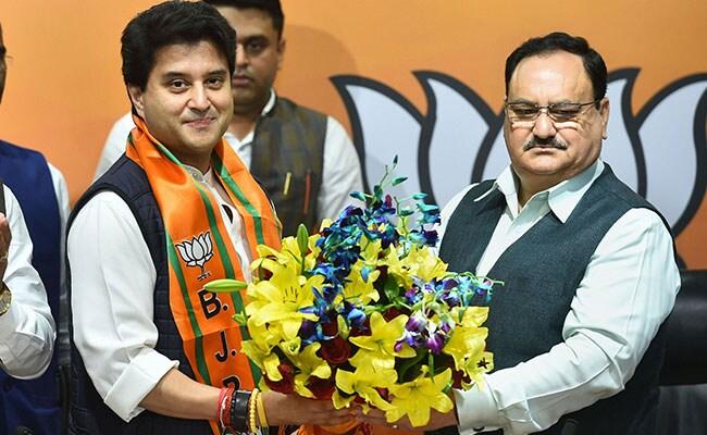 MP: Jyotiraditya Scindia Joins BJP