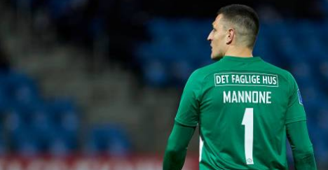 Vito Mannone, goalkeeper of Esbjerg fB