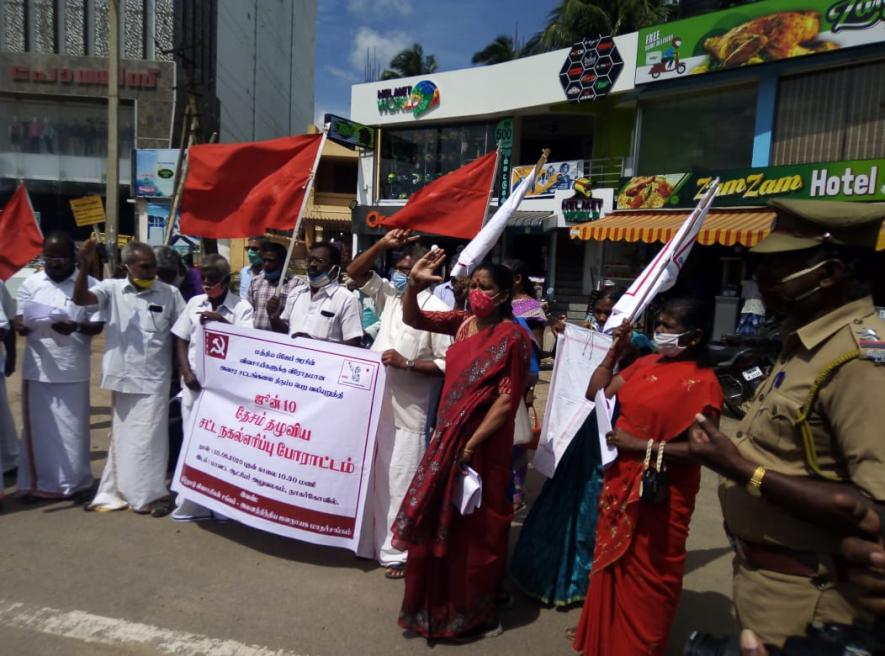 COVID-19 Lockdown: Statewide Protests to Demand Relief for Workers, Women and Differently Abled in Tamil Nadu