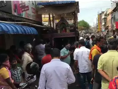 Burnt Tyres in Front of Temples Lead to Tension in Coimbatore