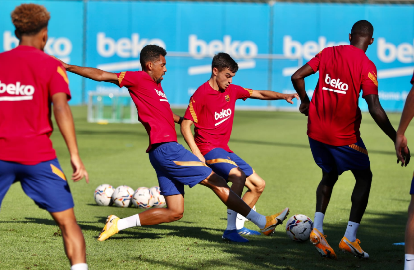 FC Barcelona training session