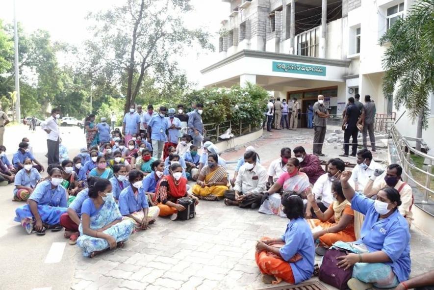 Andhra: Pregnant Nurse Dies in Ceiling Collapse in Newly Constructed COVID-19 Centre in Tirupati