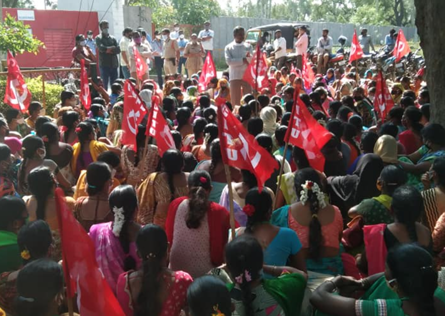 andhra protest