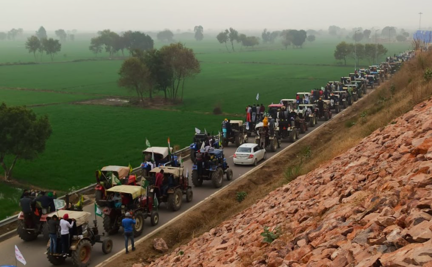 A massive tractor march was held on 7th January 2020 on the call of the farmers organisations