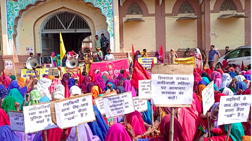 MP: Protests Erupt After no FIR in Case of Attack on Tribal Women by Alleged RSS Members