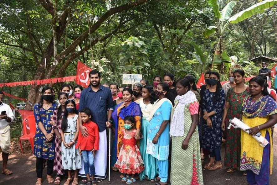  LDF candidate Linto Joseph during election campaign at Thiruvambadi Constituency 