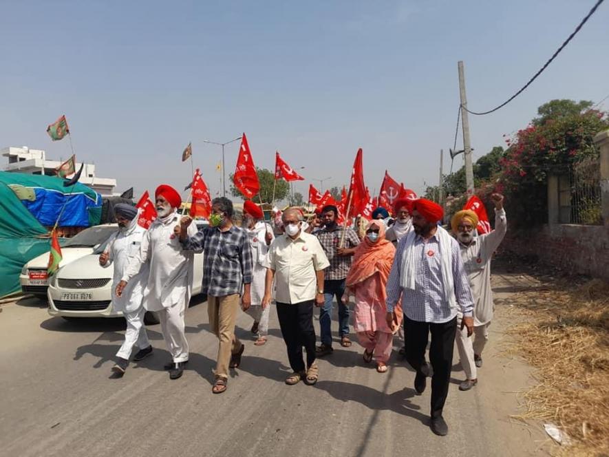 farmers protest