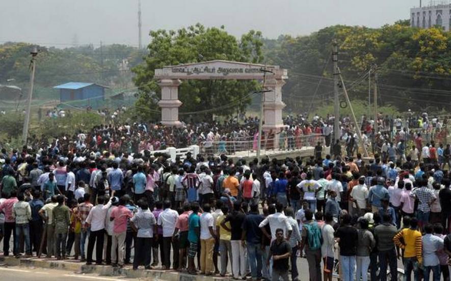 ANTI-STERLITE Protest