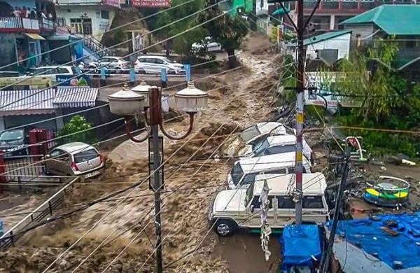 HP: Cars, Buildings Swept Away in Flash Floods Triggered by Heavy Rains in Dharamsala