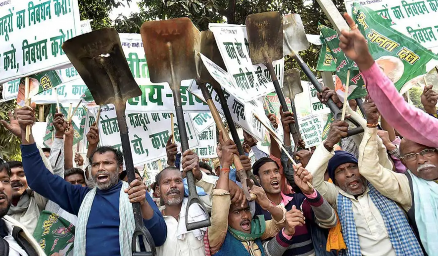 rjd protest price hike.