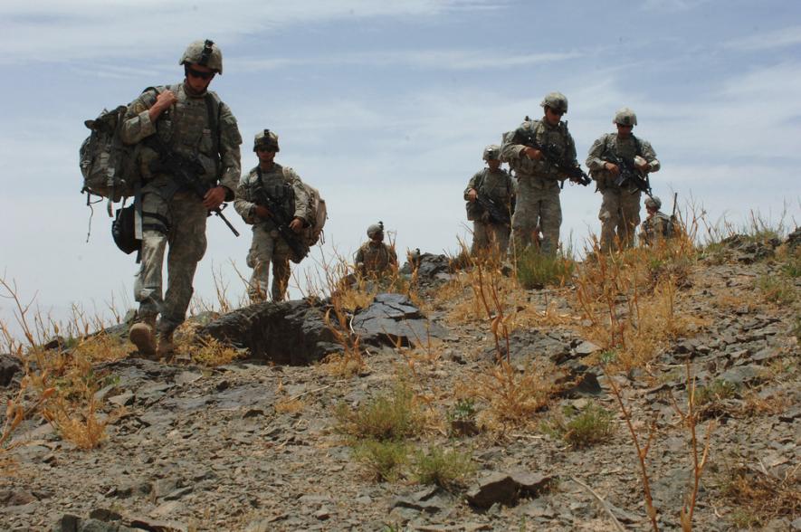 US troops in Afghanistan