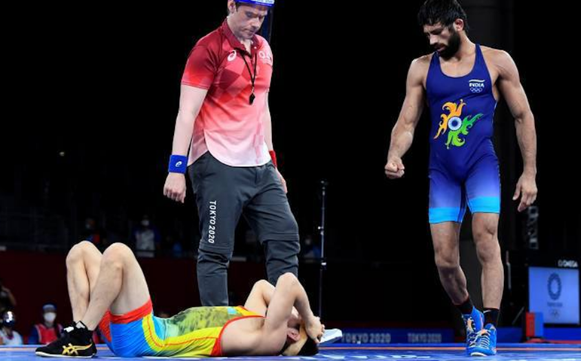 Ravi Kumar Dahiya enters final in wrestling 57kg at Tokyo Olympics