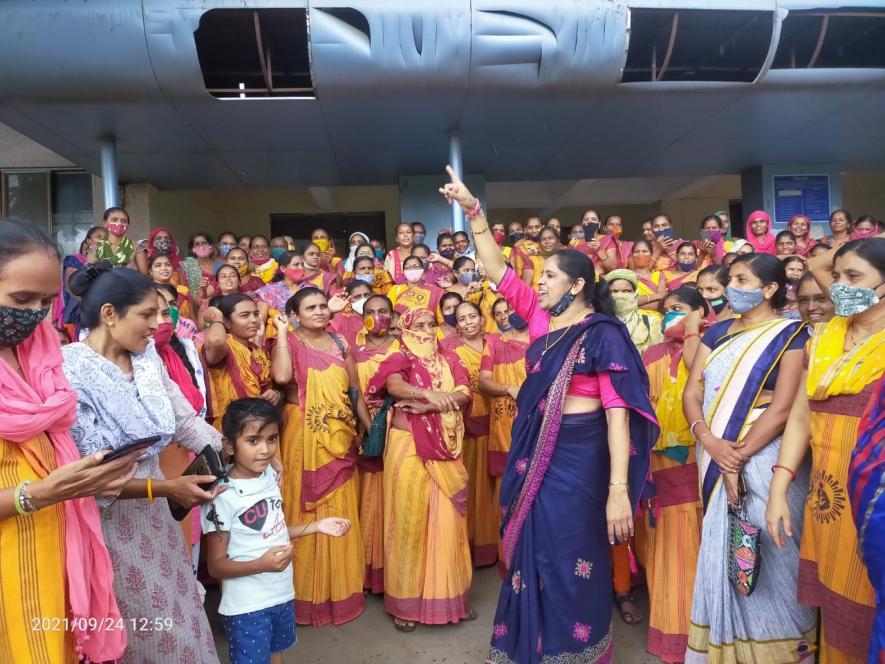 Scheme Workers Protest in Gujarat