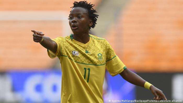 Banyana star Thembi Kgatlana emerged from Varsity Sports