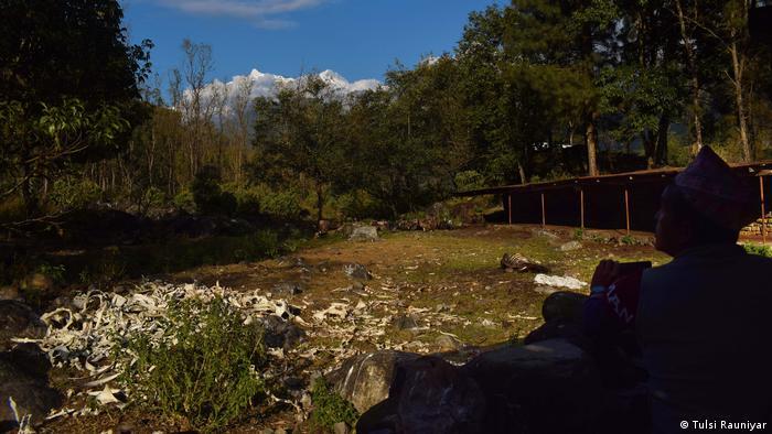 Villagers have found they benefit from eco-tourism the vultures attract