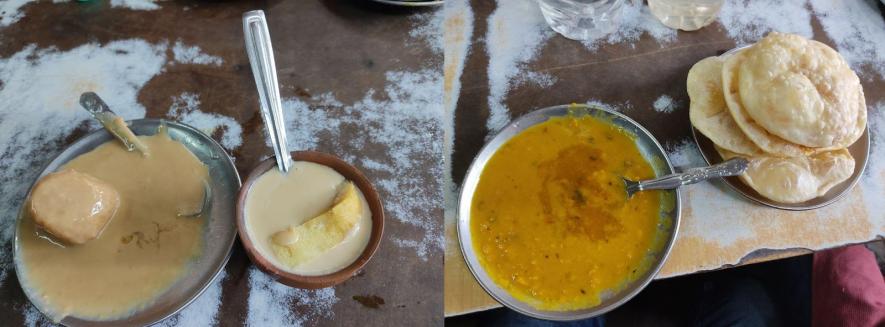 Pic: Left to Right Kheer Rasogulla, Rabri and Dal-Kachori  Pic: Saurav Kumar