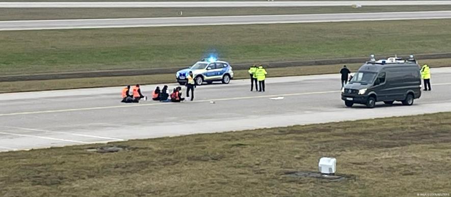 Munich Airport runway closes amid climate protest