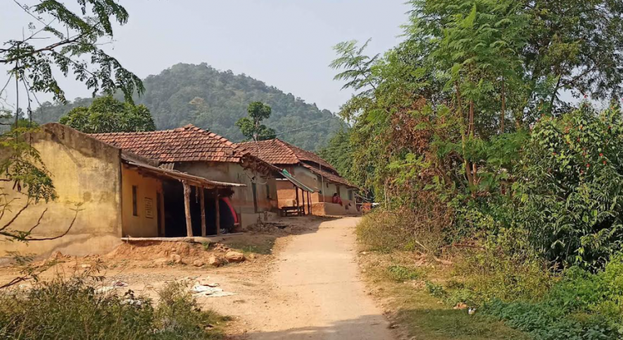 Entry to Amlasole village