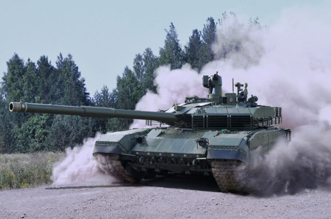 Russian T-90M Proryv (Breakthrough) main battle tank in action on the Donbass front lines recently