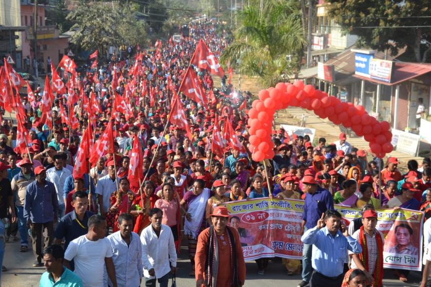 Red deluge at Subroom during poll campiagn on February 13.