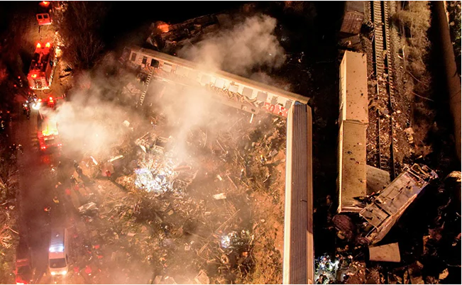 Greece: Thousands March in Athens as Anger Builds Over Train Crash Deaths