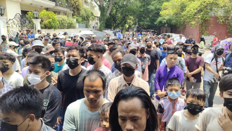 Give us a Better Future, Say Refugee Protesters Outside UNHCR’s Delhi office