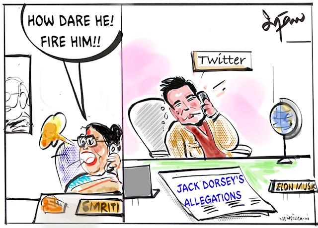 Cartoon Click: On Jack Dorsey's Statement, BJP Leaders’ Rise in Chorus, ‘This a lie’!