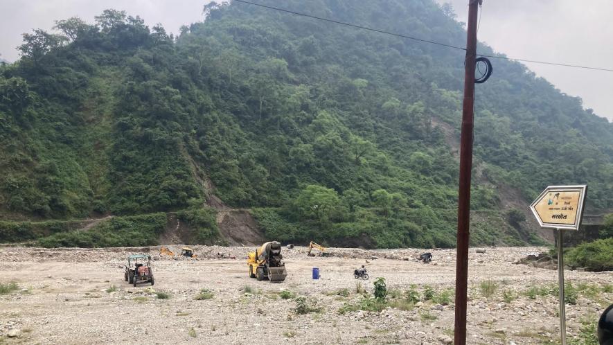 A view of the Bandal riverbed.