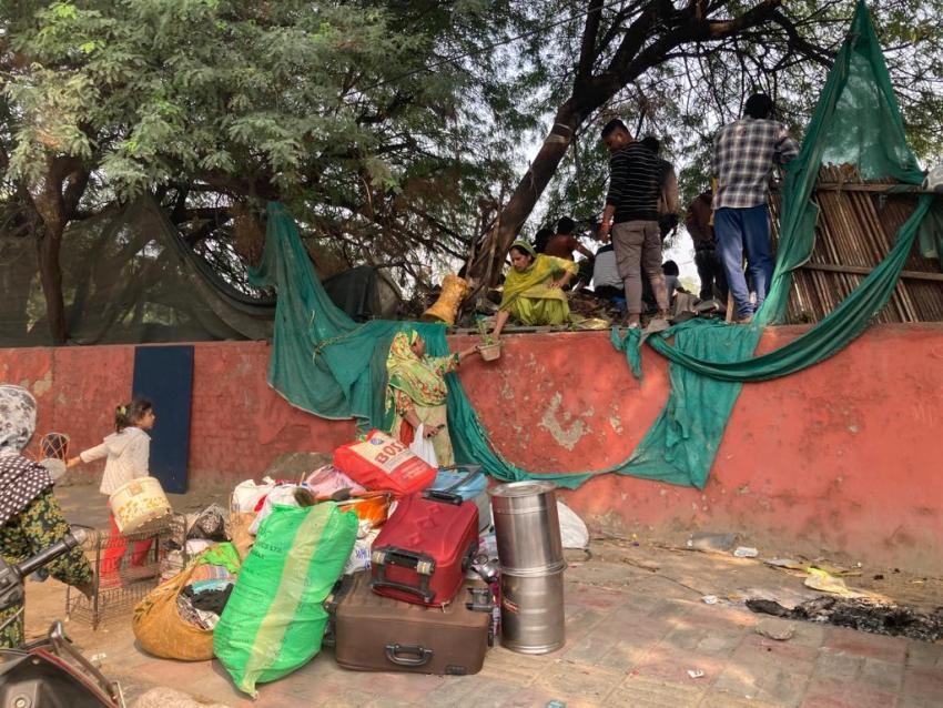 demolition near Sunder Nursery