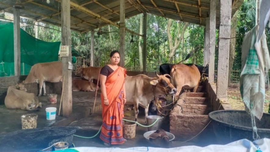 Junuma Mali Deka at her diary (Photo sourced from Junuma Mali Deka)