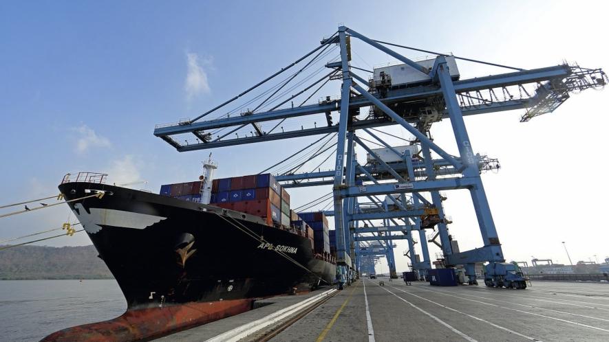 Cargo boat at an Indian port. Photo: Ministry of Ports India