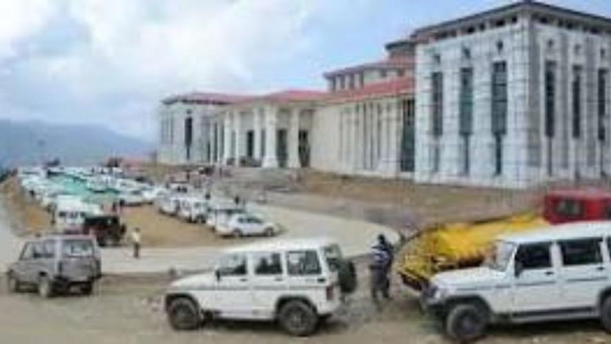 Gairsain Assembly building in Chamoli district of Uttarakhand.
