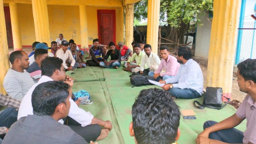 Representatives from all 19 Gram Sabhas in Achanakmar gathered in Bamhani in August after the Deputy Director’s office of Achanakmar Tiger Reserve issued a letter announcing the formation of a committee to implement relocation (Photo - Satish Malviya, 101Reporters)