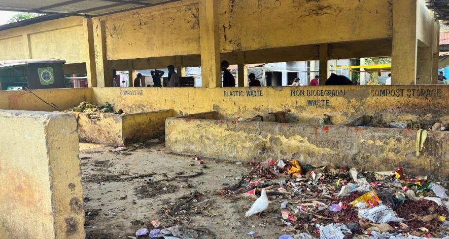 Centralised waste deposit & segregation facility ( Photo - Sayantani Deb, 101Reporters ) 
