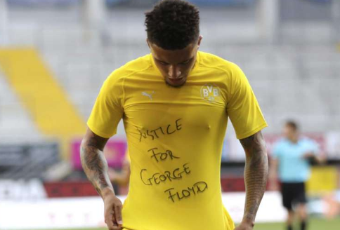 Jadon Sancho George Floyd Protest